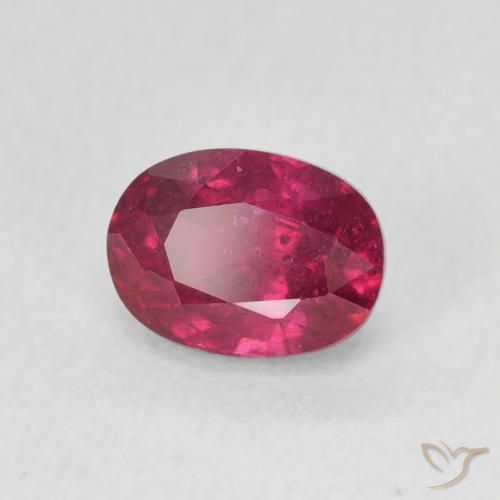 9,17 ctw natürlicher rötlich-rosa Rubin, Oval, VS
