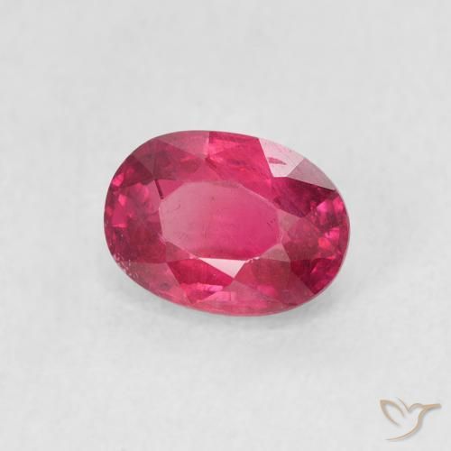 9,17 ctw natürlicher Rosaig-rot Rubin, Oval, VS