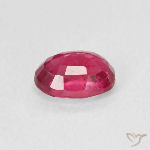 9,17 ctw natürlicher Rosaig-rot Rubin, Oval, VS