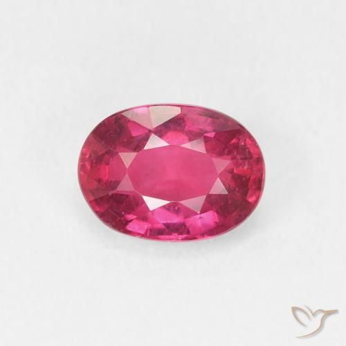 1.23ct Natürlicher Hellrot Rubin, Oval, VS