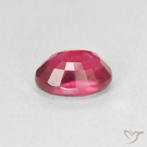 9,17 ctw natürlicher Tiefes rötliches Rosa Rubin, Oval, VS