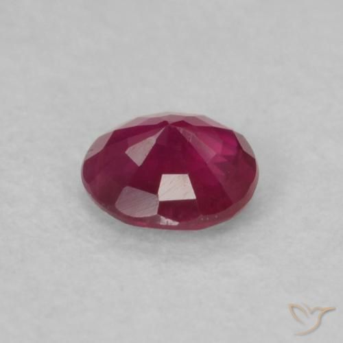 9,17 ctw natürlicher Tiefes rötliches Rosa Rubin, Runden, VS