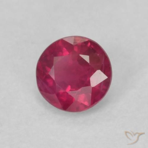 9,17 ctw natürlicher Medium Dark-Red Rubin, Runden, VS