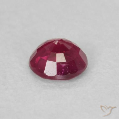 9,17 ctw natürlicher Tiefes rötliches Rosa Rubin, Runden, VS