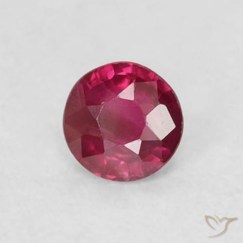 9,17 ctw natürlicher Medium Dark-Red Rubin, Runden, VS