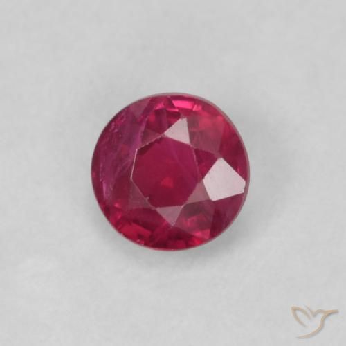 9,17 ctw natürlicher Medium Dark-Red Rubin, Runden, VS