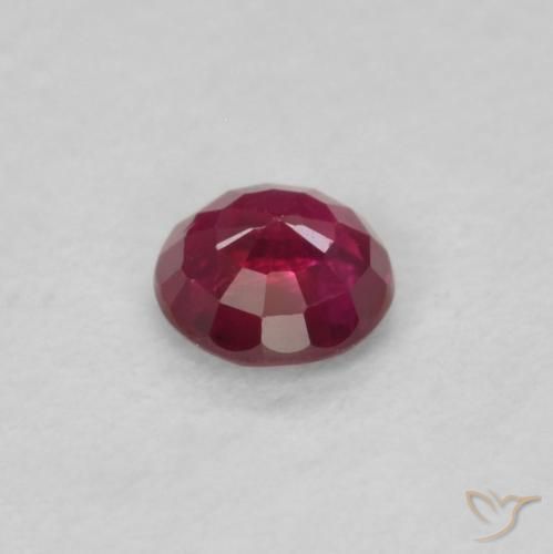 9,17 ctw natürlicher Tiefes rötliches Rosa Rubin, Runden, VS