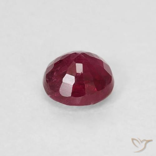 9,17 ctw natürlicher Medium Dark-Red Rubin, Runden, SI-I1
