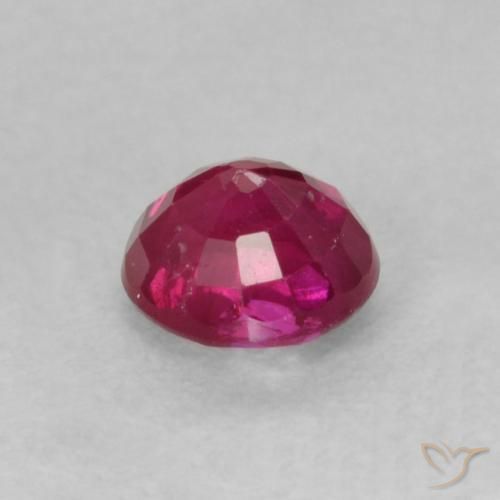 9,17 ctw natürlicher Tiefes rötliches Rosa Rubin, Runden, SI-I1