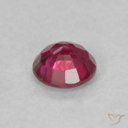 9,17 ctw natürlicher Tiefes rötliches Rosa Rubin, Runden, VS