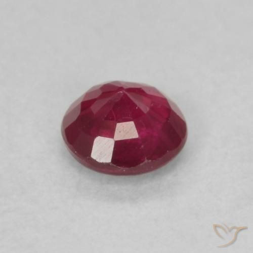 9,17 ctw natürlicher Medium Dark-Red Rubin, Runden, VS