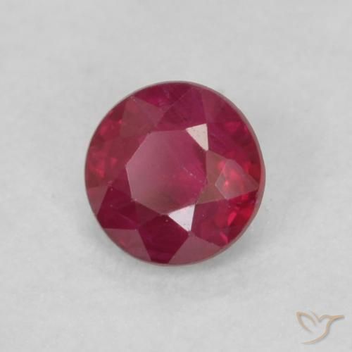 9,17 ctw natürlicher Medium Dark-Red Rubin, Runden, VS-SI