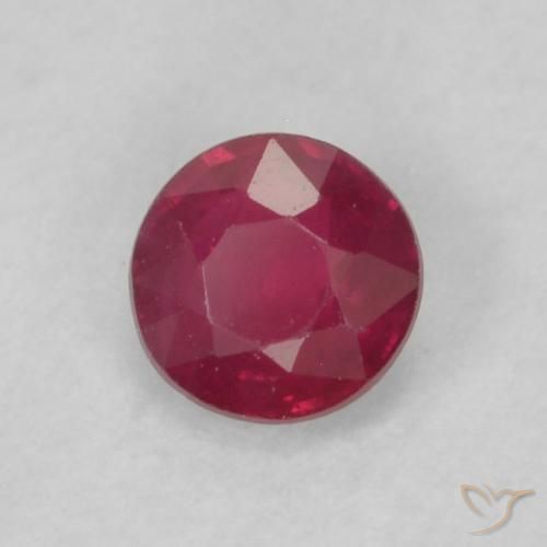 9,17 ctw natürlicher Medium Dark-Red Rubin, Runden, VS