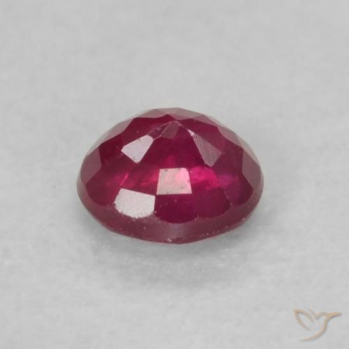 9,17 ctw natürlicher Medium Dark-Red Rubin, Runden, VS