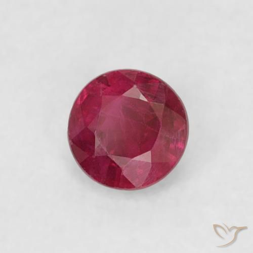 9,17 ctw natürlicher Medium Dark-Red Rubin, Runden, VS