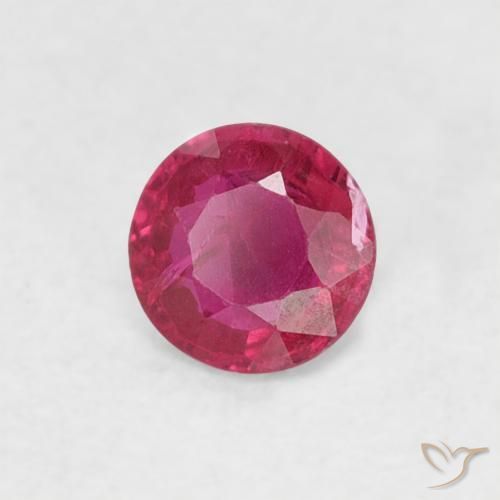 9,17 ctw natürlicher Medium Dark-Red Rubin, Runden, SI-I1