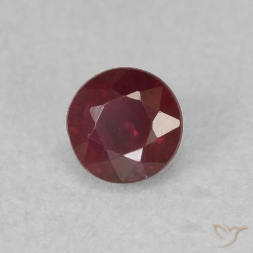 9,17 ctw natürlicher Weinrot Rubin, Runden, SI