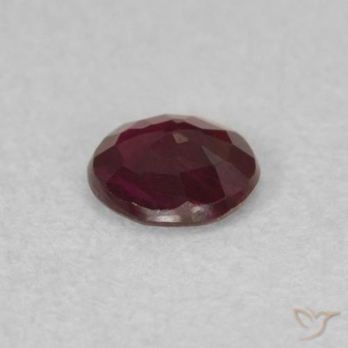 9,17 ctw natürlicher Weinrot Rubin, Runden, SI