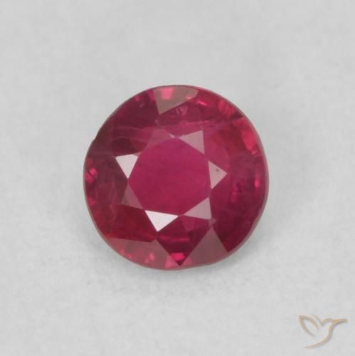 0.29ct Natürlicher Blutrot Rubin, Runden, SI