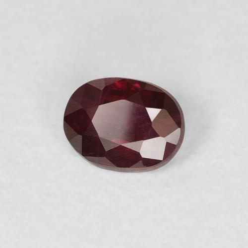 9,17 ctw natürlicher dunkelrot Rubin, Oval, VS