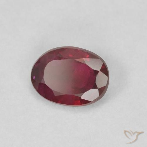 9,17 ctw natürlicher Mittelrot Rubin, Oval, VS