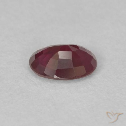 9,17 ctw natürlicher tiefrot Rubin, Oval, VS