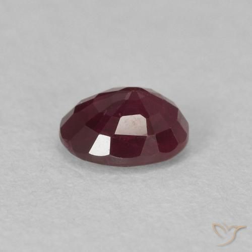 9,17 ctw natürlicher Weinrot Rubin, Oval, VS