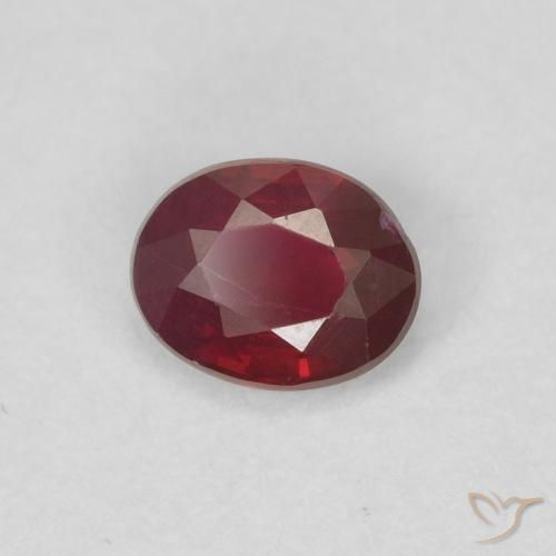 9,17 ctw natürlicher Mittelrot Rubin, Oval, VS