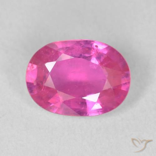 1.50ct Natürlicher pink Rubin, Oval, VS