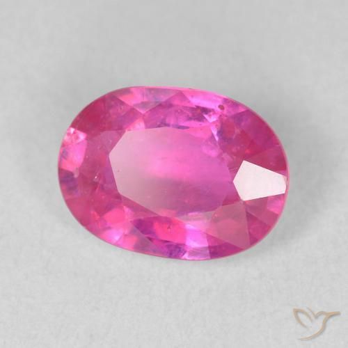 9,17 ctw natürlicher pink Rubin, Oval, VS