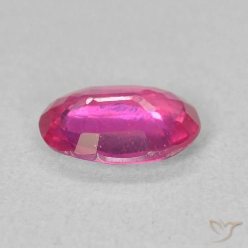 9,17 ctw natürlicher Medium Dark-Pink Rubin, Oval, VS