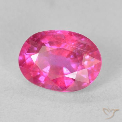 9,17 ctw natürlicher Tiefes Magenta Rubin, Oval, VS