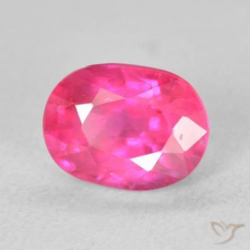 9,17 ctw natürlicher Tiefes Magenta Rubin, Oval, VS