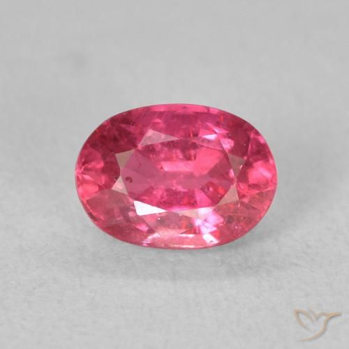 1.27ct Natürlicher Intensives Rosa Rubin, Oval, VS