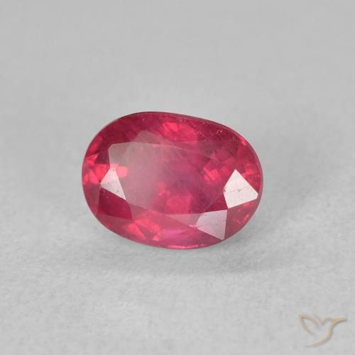 9,17 ctw natürlicher Rosaig-rot Rubin, Oval, VS