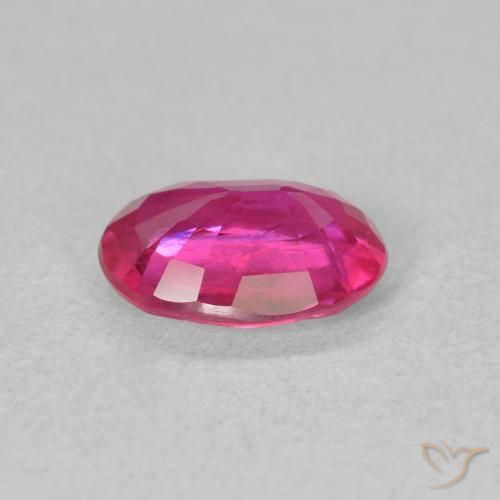 9,17 ctw natürlicher Medium Dark-Pink Rubin, Oval, VS