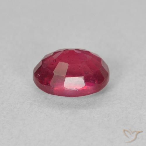 9,17 ctw natürlicher Tiefes rötliches Rosa Rubin, Oval, VS