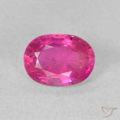 1.50ct Natürlicher pink Rubin, Oval, VS
