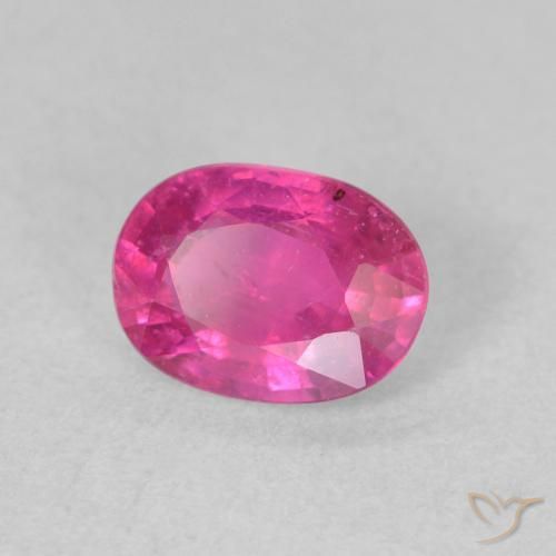 9,17 ctw natürlicher pink Rubin, Oval, VS