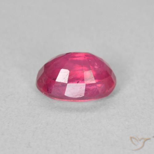 9,17 ctw natürlicher Medium Dark-Pink Rubin, Oval, VS