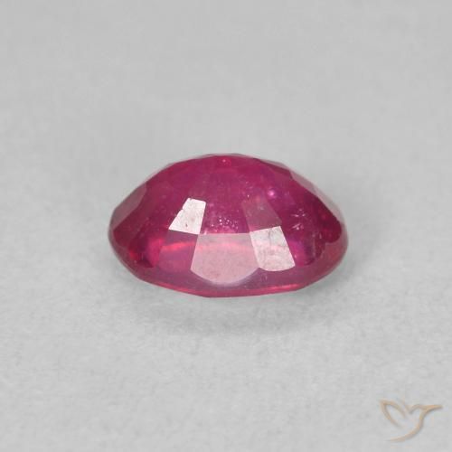 9,17 ctw natürlicher rötlich-rosa Rubin, Oval, VS