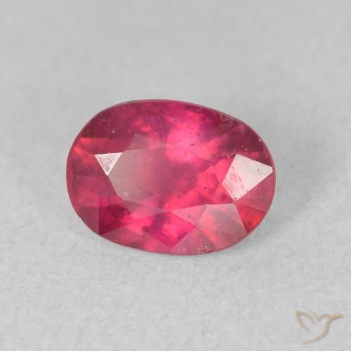 9,17 ctw natürlicher Rosaig-rot Rubin, Oval, VS