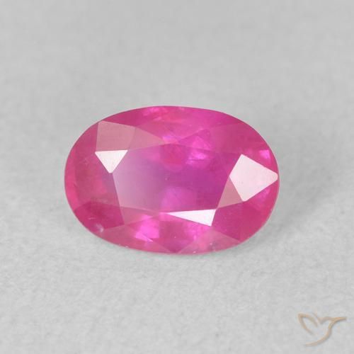 9,17 ctw natürlicher Tiefes Magenta Rubin, Oval, VS