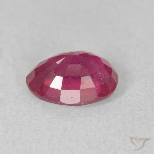 9,17 ctw natürlicher rötlich-rosa Rubin, Oval, VS