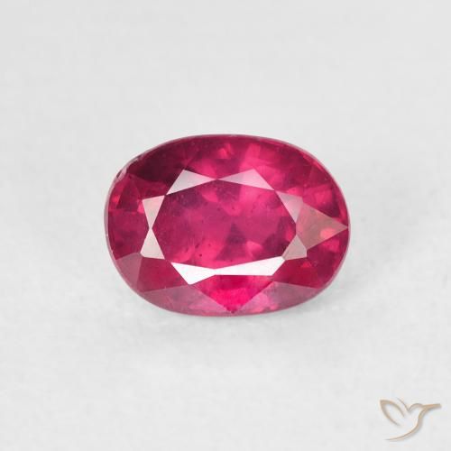 1.29ct Natürlicher Hellrot Rubin, Oval, VS