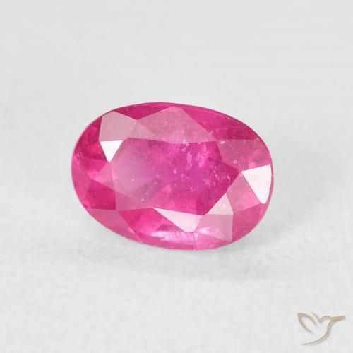 9,17 ctw natürlicher Tiefes Magenta Rubin, Oval, VS