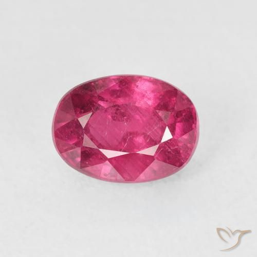 1.59ct Natürlicher Dunkelpink Rubin, Oval, VS