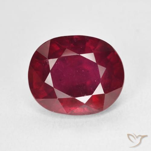 7.67ct Natürlicher Blutrot Rubin, Oval, VS