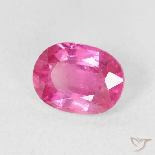 9,17 ctw natürlicher pink Rubin, Oval, VS