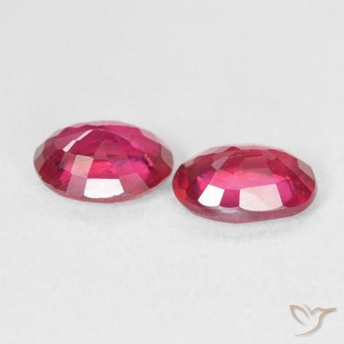 2.05 ct natürliche Tiefrot Rubin-Edelsteine, Oval, VS